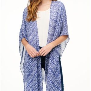 Stella&dot versatile poncho scarf.